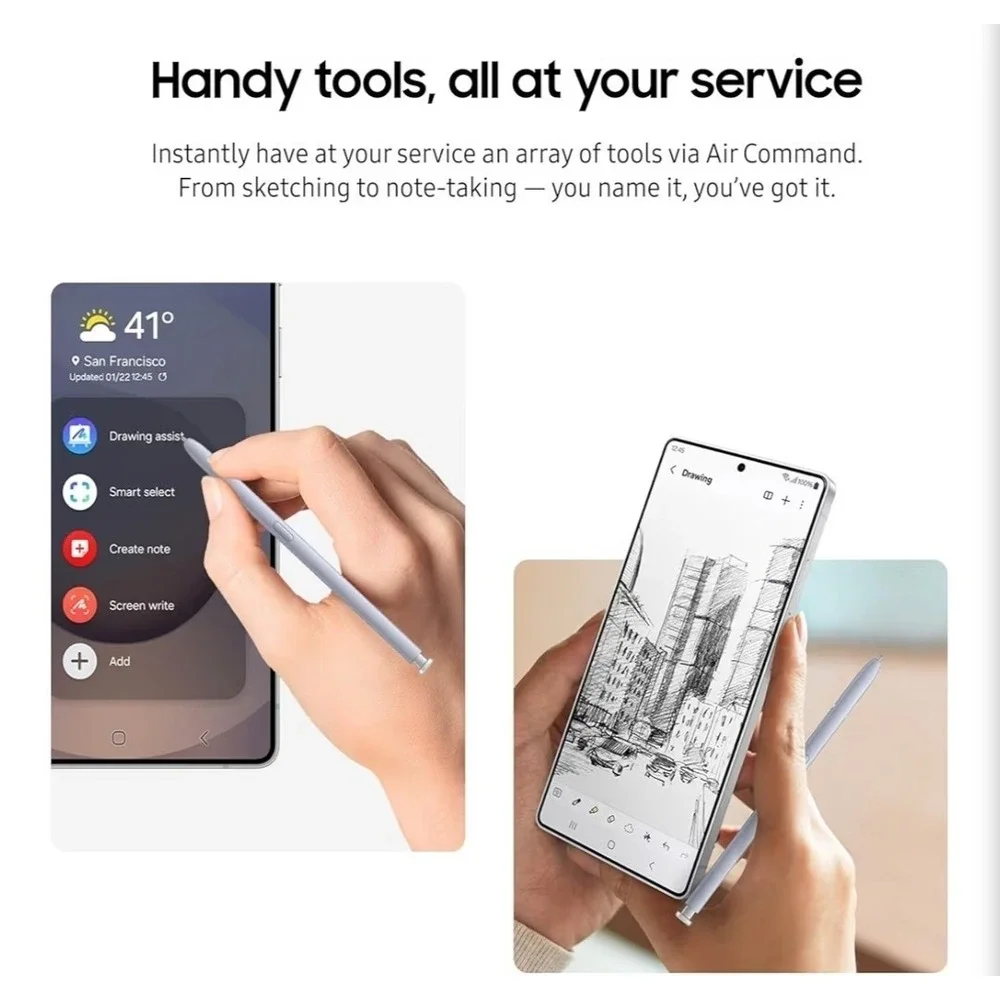 Genuine Samsung Galaxy S25 Ultra S Pen Stylus Air Command Black EJ-PS938BBEGUJ